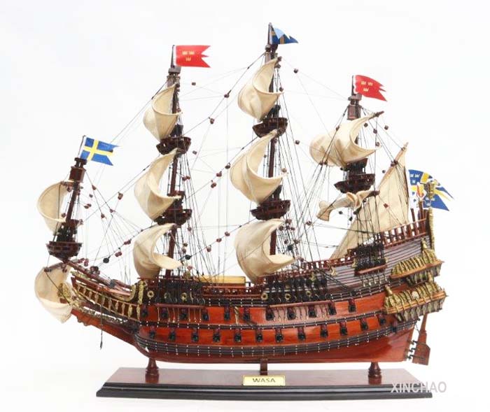 美しい帆船・WASA 70cmL 精密級完成品 | シンチャオ (Xinchao)